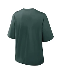 Nike Women's Green Michigan State Spartans Boxy Legacy Established T-Shirt