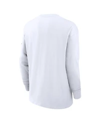 Nike Men's White Michigan Wolverines Legacy Max90 Pocket Long Sleeve T-Shirt