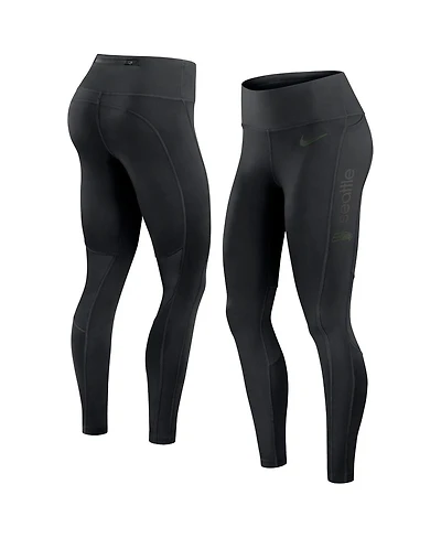 Nike Women's Black Seattle Seahawks Performance Leggings