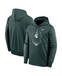 Nike Men's Green Michigan State Spartans Football Icon Performance Fleece Pullover Hoodie