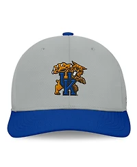 Top of the World Men's Gray/Royal Kentucky Wildcats Mick Flex Hat