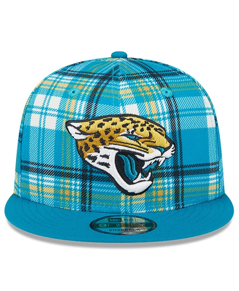 New Era Men's Teal Jacksonville Jaguars 2024 Sideline Statement 9FIFTY Snapback Hat
