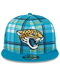 New Era Men's Teal Jacksonville Jaguars 2024 Sideline Statement 9FIFTY Snapback Hat