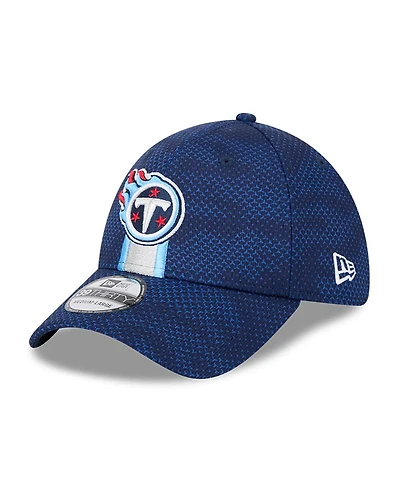 New Era Men's Navy Tennessee Titans 2024 Sideline 39THIRTY Flex Hat