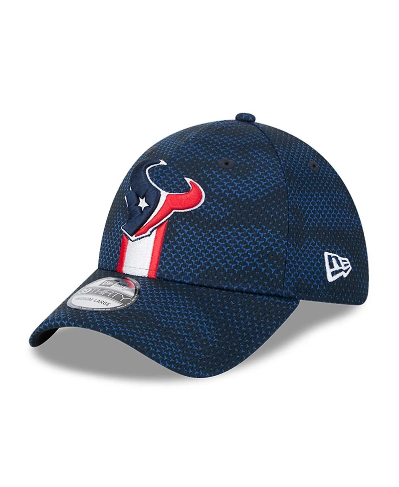 New Era Men's Navy Houston Texans 2024 Sideline 39THIRTY Flex Hat