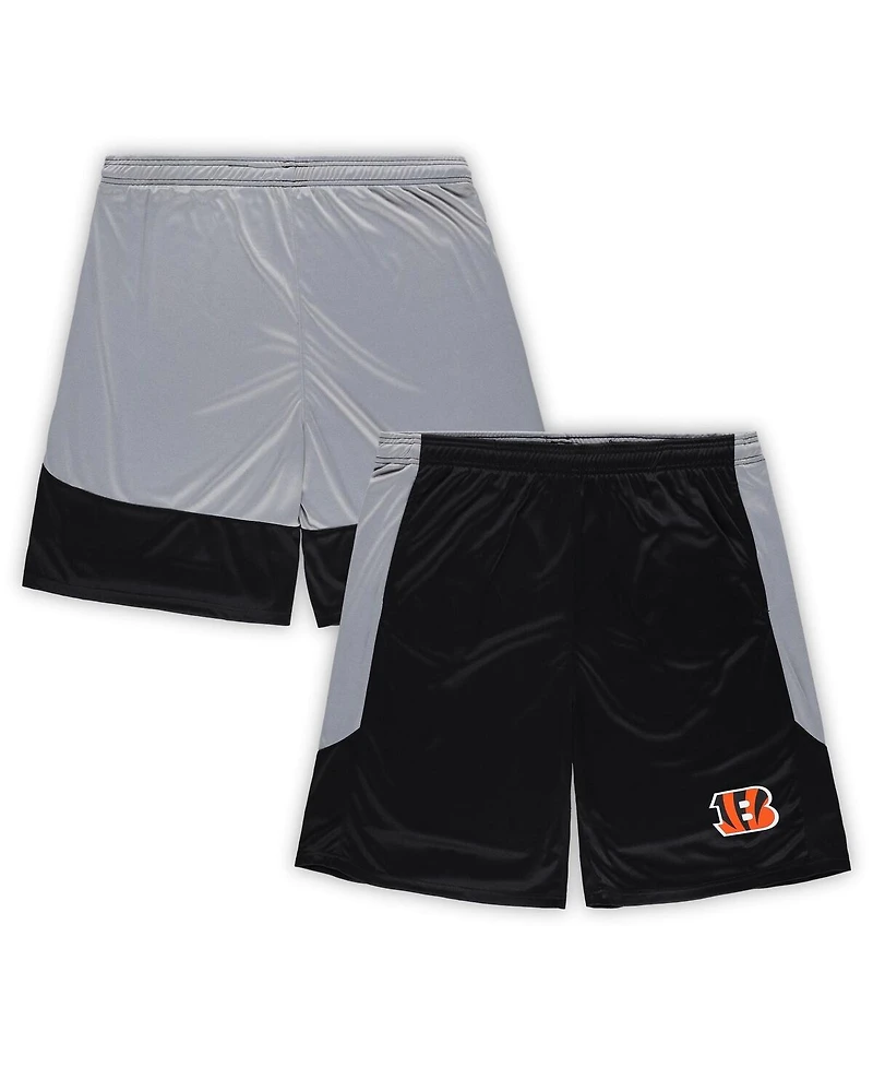 Fanatics Men's Black Cincinnati Bengals Big Tall Team Logo Shorts