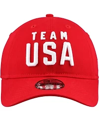 New Era Big Boys and Girls Red Team Usa Chant 9TWENTY Adjustable Hat