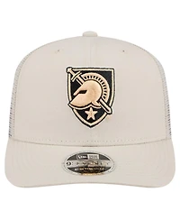 New Era Men's Natural Army Black Knights Canvas 9SEVENTY Stretch-Snap Hat