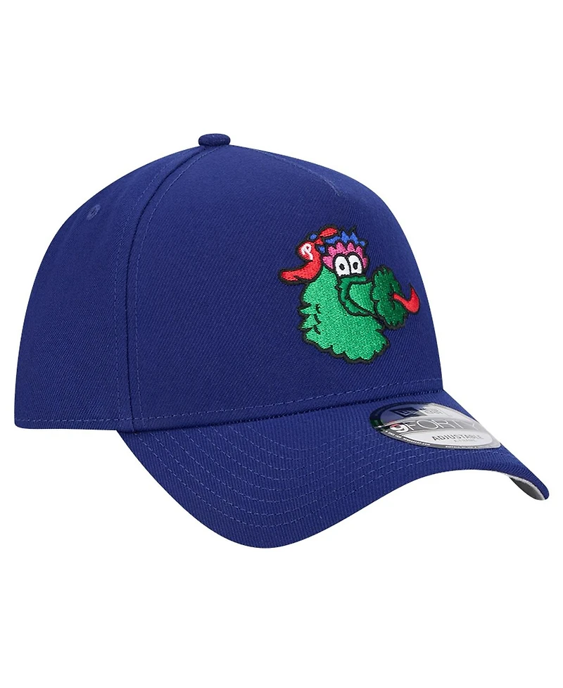 New Era Men's Royal Philadelphia Phillies Phanatic 9FORTY A-Frame Adjustable Hat