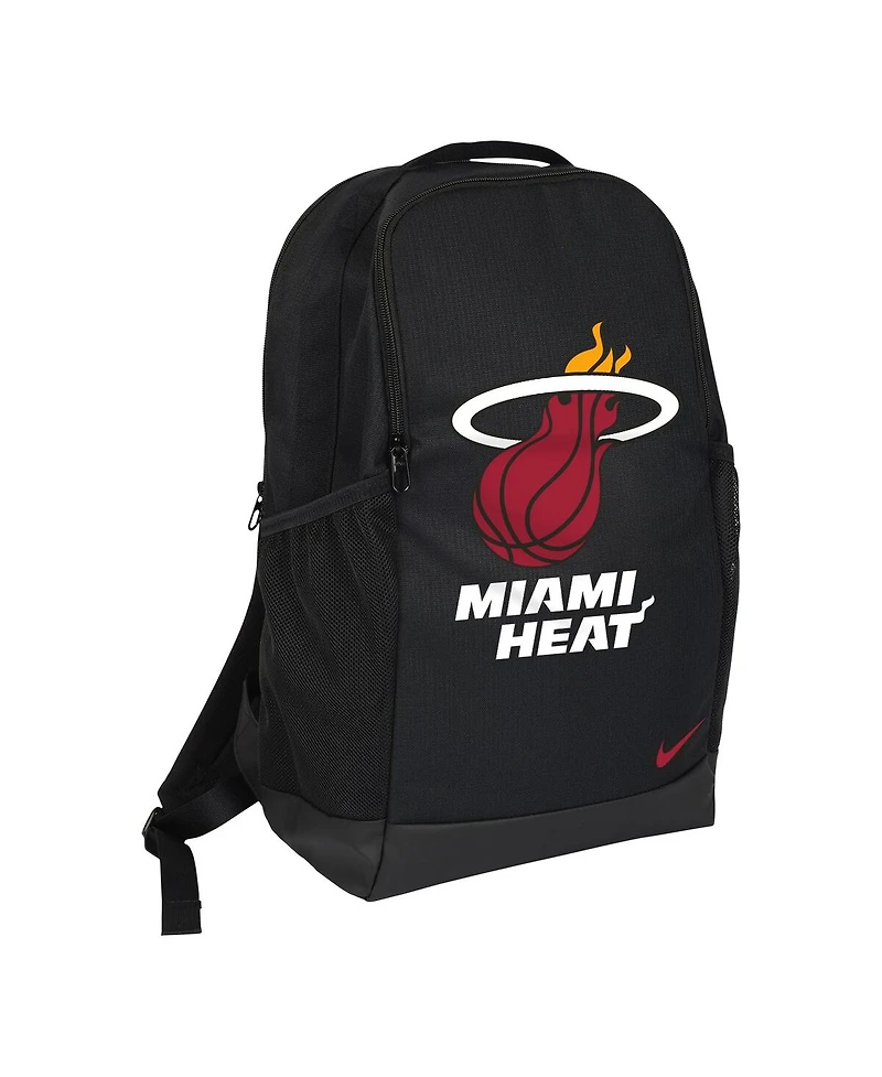 Nike Black Miami Heat Brasilia Backpack