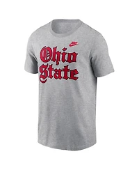 Nike Men's Gray Ohio State Buckeyes Old English T-Shirt