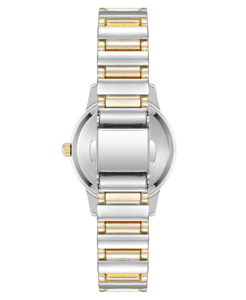 Anne Klein Women's Quartz Signature Round Roman Numeral Two-Tone Alloy Metal Watch, 29mm