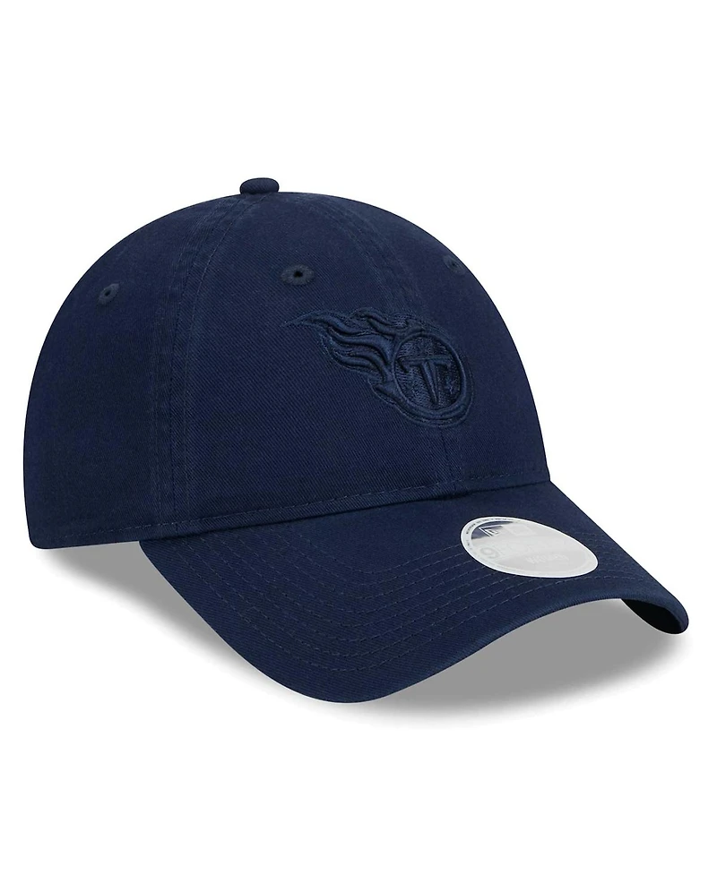 New Era Women's Navy Tennessee Titans Color Pack 9TWENTY Adjustable Hat