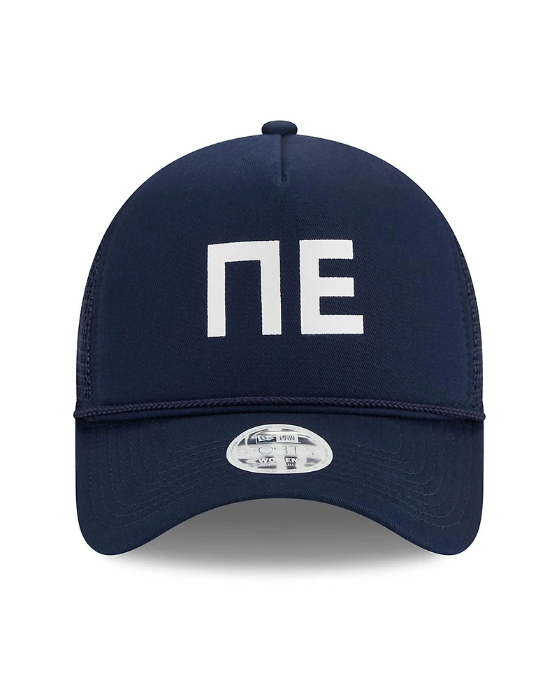 New Era Women's Navy New England Patriots McGee Trucker 9FORTY Adjustable Hat