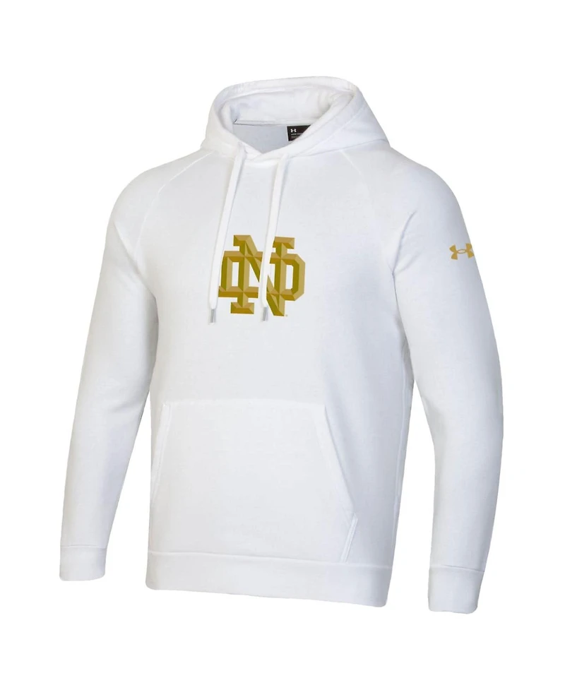 Under Armour Men's Notre Dame Fighting Irish 2024 Shamrock Series Rival Fleece Pullover Hoodie
