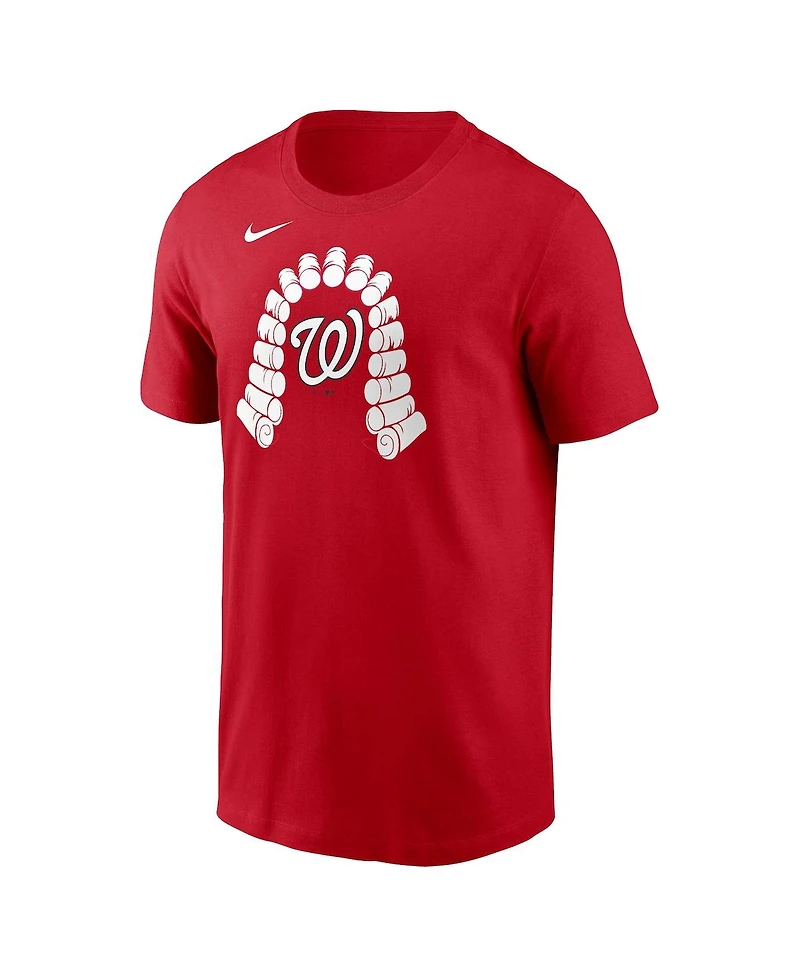 Nike Men's Red Washington Nationals Local Home Town T-Shirt