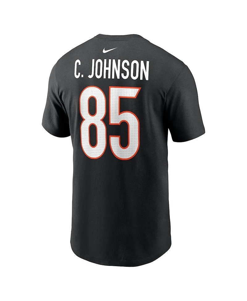 Nike Men's Chad Johnson Black Cincinnati Bengals Retired Player Name Number T-Shirt