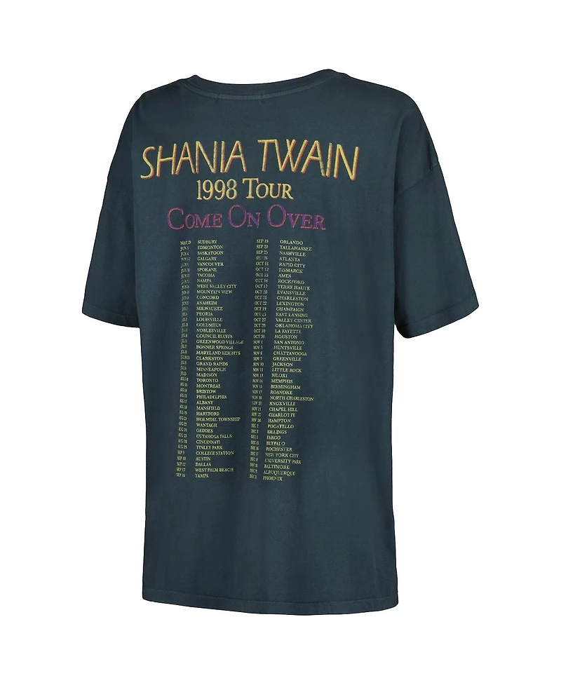 Daydreamer Women's Charcoal Shania Twain Come On Over 1998 Tour Merch T-Shirt