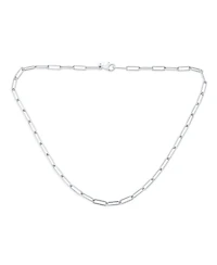 Bling Jewelry Solid Strong Sterling Silver Rounded Link 3.5mm Chain Necklace