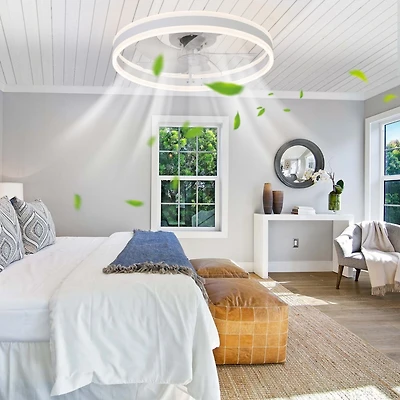 Streamdale Ceiling Fan with Lights Dimmable Led