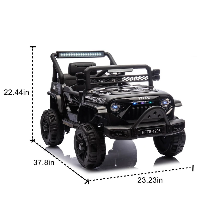 Streamdale 12V Kids Electric Ride On Truck w/ Parental Control