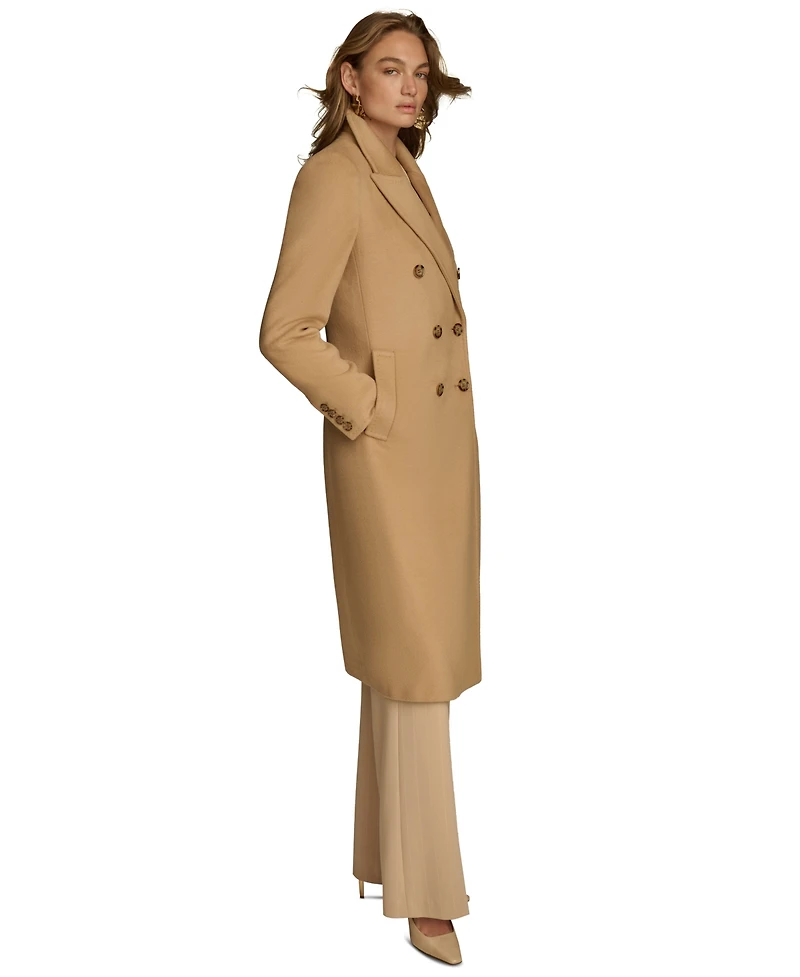 Donna Karan New York Women's Double-Breasted Reefer Coat