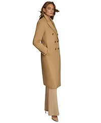 Donna Karan New York Women's Double-Breasted Reefer Coat