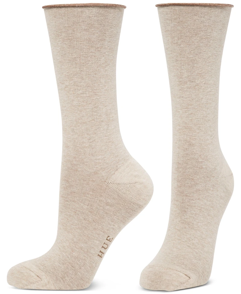 Hue Women's Roll Top Socks 3-Pk U6487MP