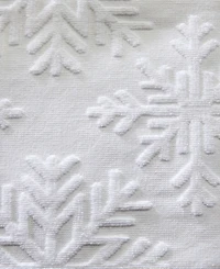 Skl Home Subtle Snowflake Jacquard Cotton Bath Towel, 25" x 50"