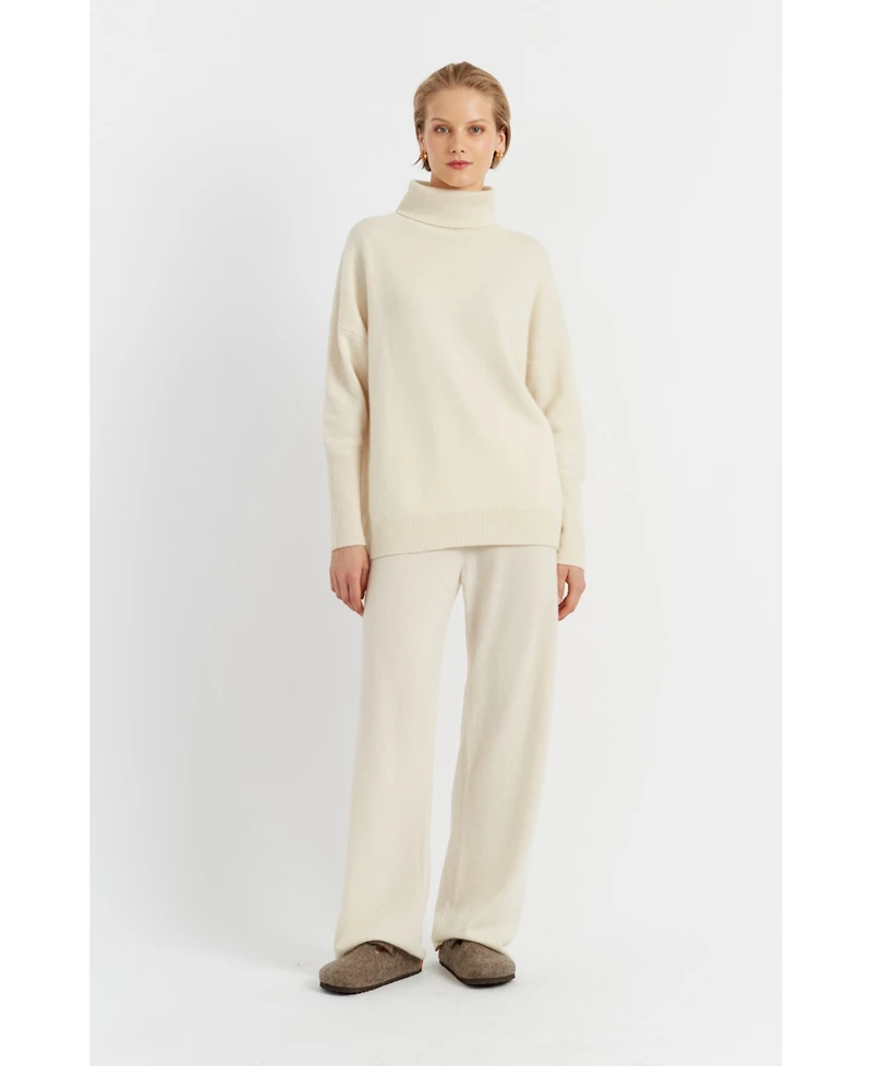 Chinti & Parker Women's Pure Cashmere Roll Neck Sweater
