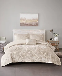 Intelligent Design Felicia Velvet 4-Pc. Duvet Cover Set, King/California King