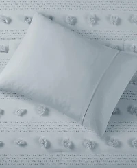 Intelligent Design Lucy Clip Jacquard 3-Piece Comforter Set, King/California King