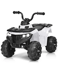 6V Battery Powered Kids Electric Ride on Atv-White