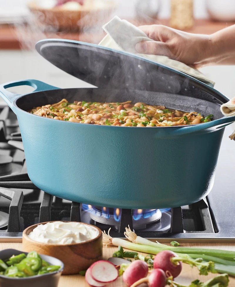 Rachael Ray Nitro Cast Iron 6.5 Quart Dutch Oven