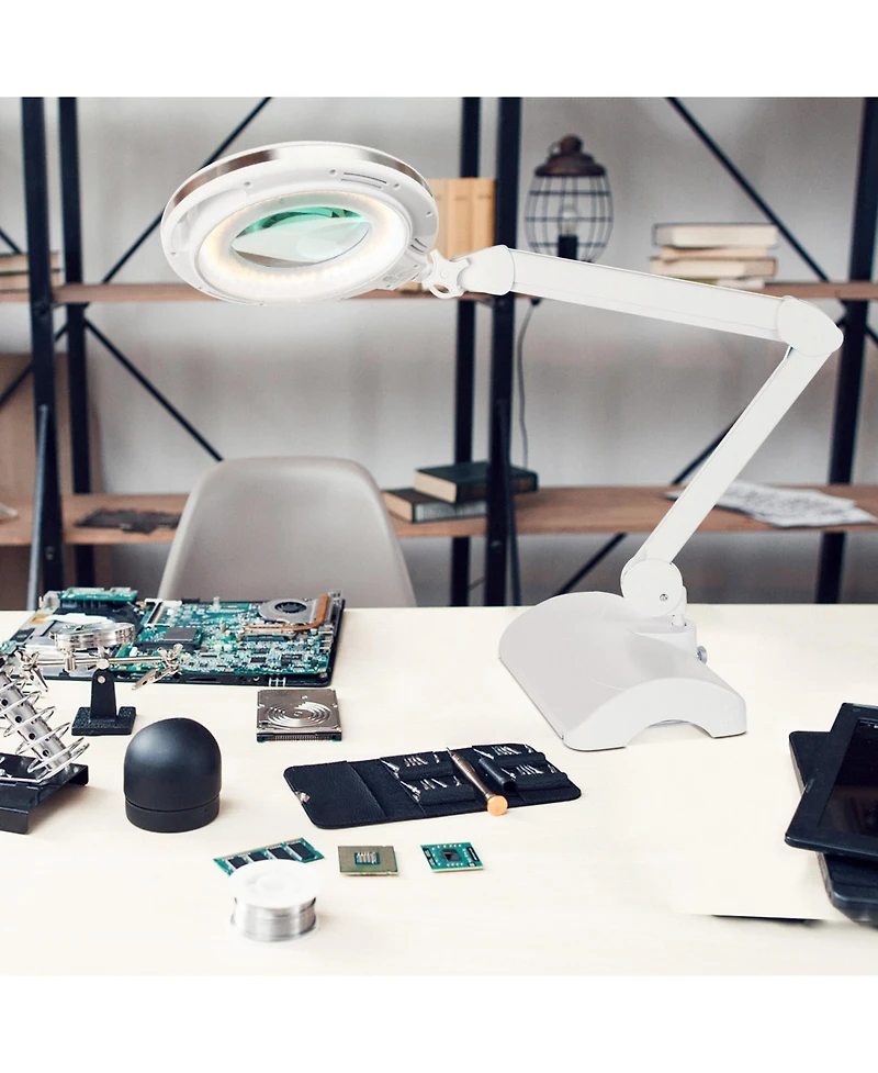 Brightech Lightview Pro 2-in-1 45.5 in. Led Interchangeable Table & Floor Lamp