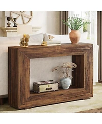 Tribesigns Farmhouse Console Table, 47 Inches Entryway Table with Storage, Industrial Hallway Accent for Living Room, Entrance