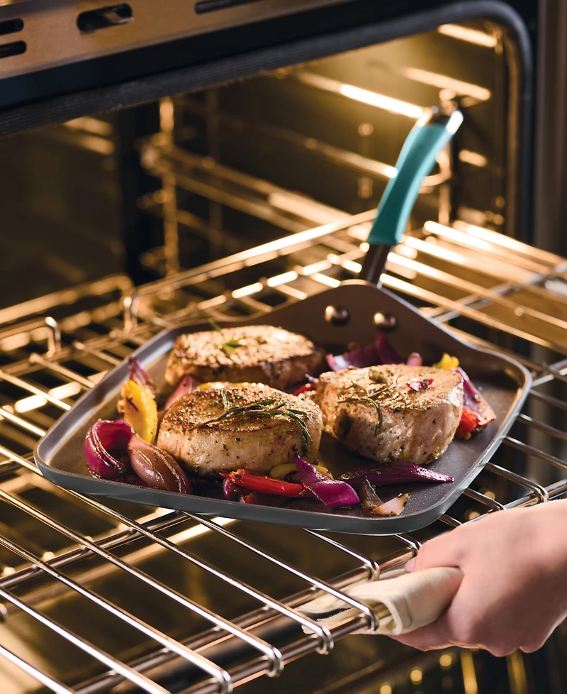 Rachael Ray Cucina Hard-Anodized Non-Stick Square 11" Griddle