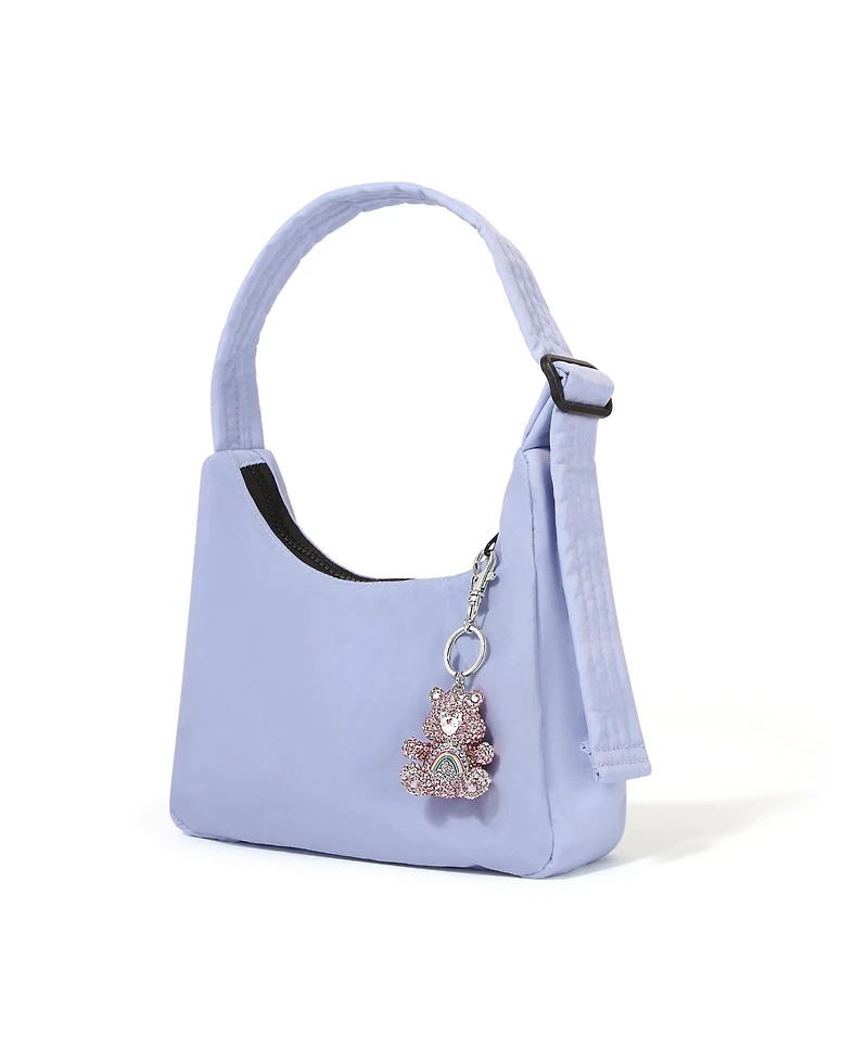 Care Bears Pave 3D Bling Cheer Bear Keychain - Bag Charm, Backpack Accessories, Travel Collectible Gift Keychains