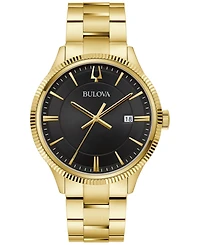 Bulova Men's Gold-Tone Stainless Steel Bracelet Watch 42mm