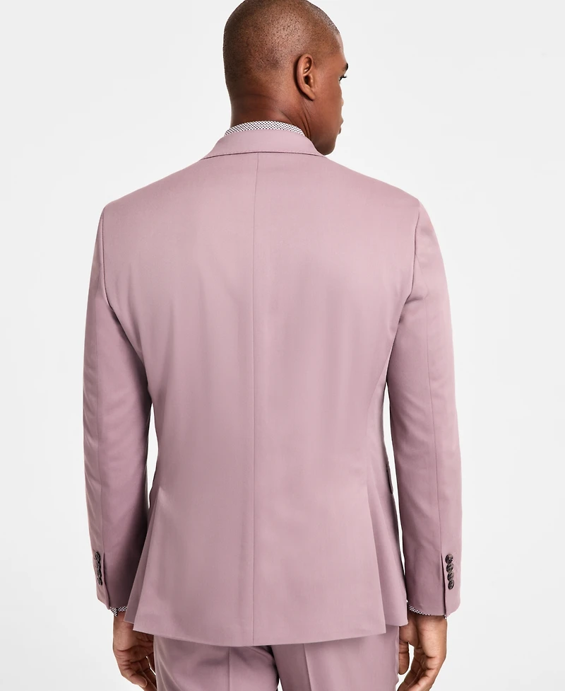 Tayion Collection Men's Classic Fit Double-Breasted Suit Jacket