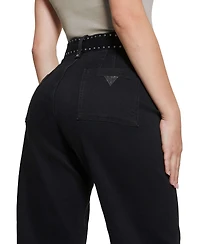 Guess Women's Dakota High-Rise Seamless Wide-Leg Jeans