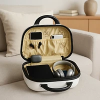World Traveler Butterfly 13-Inch Cosmetic Beauty Case Shoulder Tote