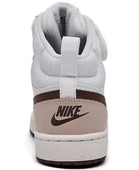 Nike Big Girls Court Borough Mid 2 Casual Sneakers from Finish Line