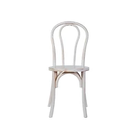 Merrick Lane Lowry Thonet Style Solid Wood Dining Chair With Stackable Design And Elegant Finish