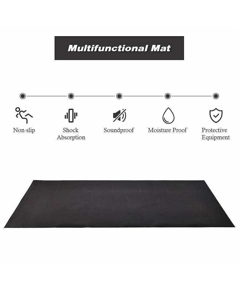 Skonyon 47/59/78 Inch Long Thicken Equipment Mat for Home and Gym Use-78 x 36 x 0.25 inches