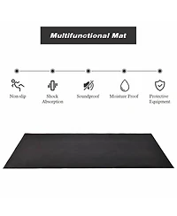Skonyon 47/59/78 Inch Long Thicken Equipment Mat for Home and Gym Use-78 x 36 x 0.25 inches