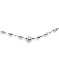 Bling Jewelry Fashion Extra Long Multi Wrap Layering Simulated White Pearl Station Chain Endless Strand Necklace 63 Inch Length