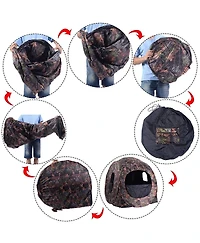 Skonyon Portable Pop up Ground Camo Blind Hunting Enclosure