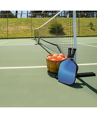 Skonyon 22 Feet Portable Pickleball Net Set System with Carry Bag for Indoor Outdoor Game