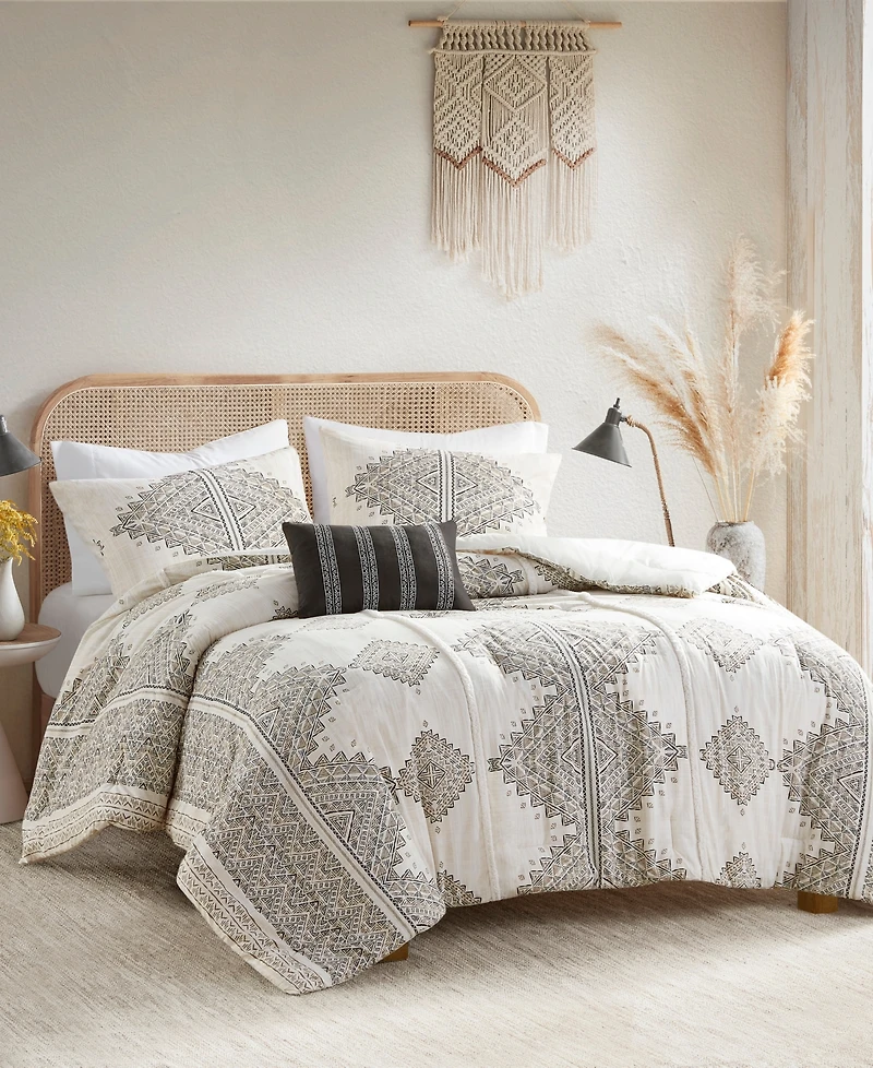 Madison Park Ibiza 4-Pc. Comforter Set, Full/Queen